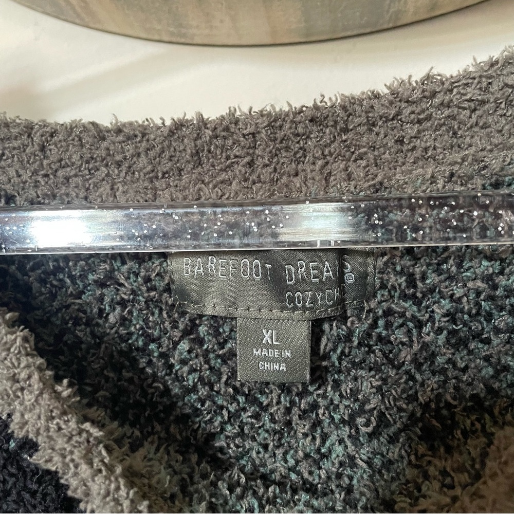 Barefoot Dreams Camo Crewneck Pullover Sweater - Picture 4 of 6